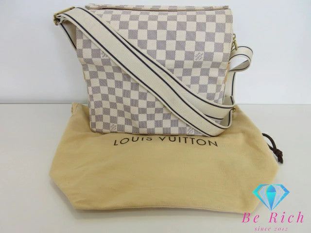 ルイ ヴィトン LOUIS VUITTON ショルダーバッグ ダミエ アズール ナヴィグリオ N51189 白 グレー メッセンジャーバッグ 斜め掛け 鞄 【中古】【送料無料】 bk9746
