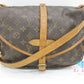 ルイ ヴィトン LOUIS VUITTON ショルダーバッグ モノグラム ソミュール 30 M42256 ブラウン 茶 ダブル フラップ 肩掛け 斜め掛け 鞄 定番 人気 【中古】【送料無料】  bk9767