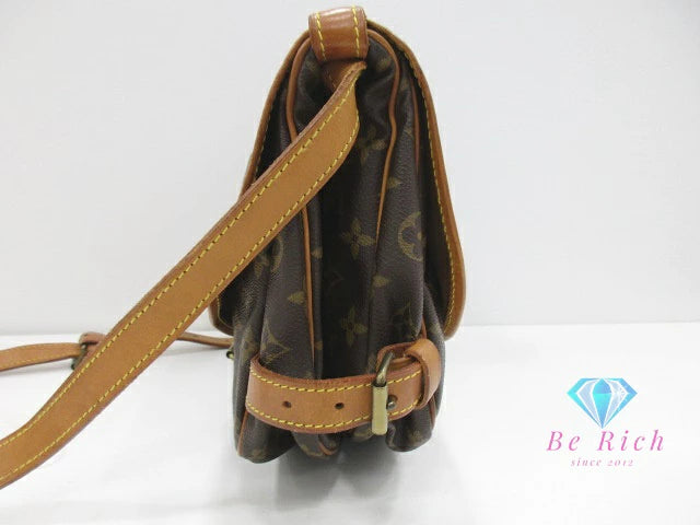 ルイ ヴィトン LOUIS VUITTON ショルダーバッグ モノグラム ソミュール 30 M42256 ブラウン 茶 ダブル フラップ 肩掛け 斜め掛け 鞄 定番 人気 【中古】【送料無料】  bk9767
