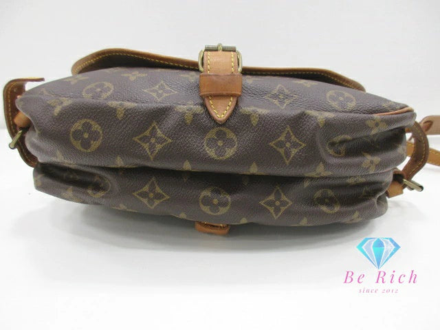 ルイ ヴィトン LOUIS VUITTON ショルダーバッグ モノグラム ソミュール 30 M42256 ブラウン 茶 ダブル フラップ 肩掛け 斜め掛け 鞄 定番 人気 【中古】【送料無料】  bk9767