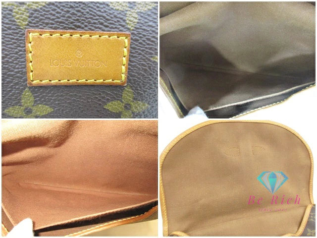 ルイ ヴィトン LOUIS VUITTON ショルダーバッグ モノグラム ソミュール 30 M42256 ブラウン 茶 ダブル フラップ 肩掛け 斜め掛け 鞄 定番 人気 【中古】【送料無料】  bk9767