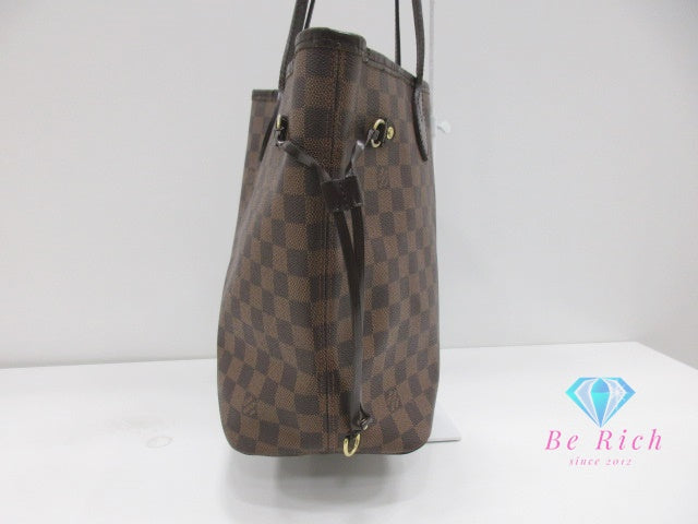 ルイヴィトン LOUIS VUITTON ダミエ ネヴァーフル MM N51105 エベヌ LV ロゴ トートバッグ ショルダーバッグ ハンドバッグ 肩掛け鞄【中古】【送料無料】bk9825