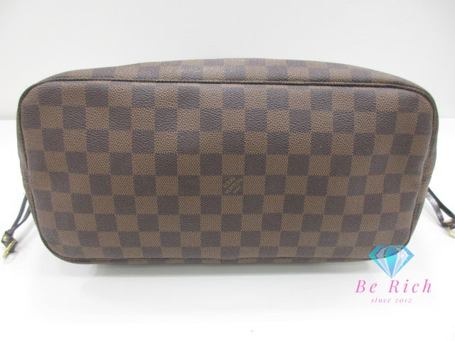 ルイヴィトン LOUIS VUITTON ダミエ ネヴァーフル MM N51105 エベヌ LV ロゴ トートバッグ ショルダーバッグ ハンドバッグ 肩掛け鞄【中古】【送料無料】bk9825