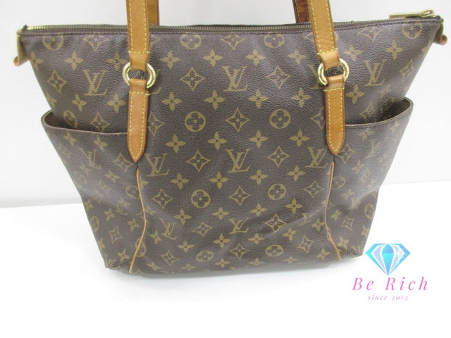 ルイ ヴィトン LOUIS VUITTON トートバッグ モノグラム トータリー MM M56689 ブラウン 茶 PVC レザー ショルダーバッグ ハンドバッグ 肩掛け バッグ 鞄 メンズ レディース 【中古】【送料無料】 bk9827