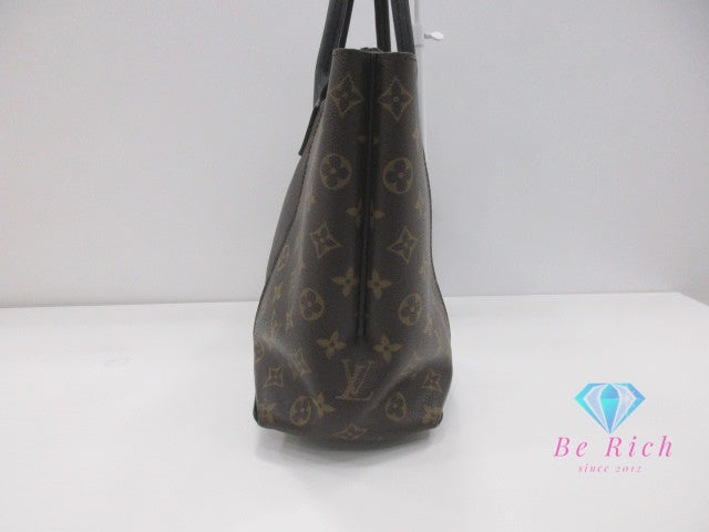 ルイ ヴィトン LOUIS VUITTON モノグラム トートW PM M41061 ショコラ ブラウン 茶 PVC キュイール・オルフェーヴル レザー LV ロゴ  トートバッグ ハンドバッグ 鞄 【中古】【送料無料】 bk9828