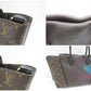 ルイ ヴィトン LOUIS VUITTON モノグラム トートW PM M41061 ショコラ ブラウン 茶 PVC キュイール・オルフェーヴル レザー LV ロゴ  トートバッグ ハンドバッグ 鞄 【中古】【送料無料】 bk9828
