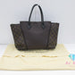 ルイ ヴィトン LOUIS VUITTON モノグラム トートW PM M41061 ショコラ ブラウン 茶 PVC キュイール・オルフェーヴル レザー LV ロゴ  トートバッグ ハンドバッグ 鞄 【中古】【送料無料】 bk9828