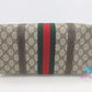 グッチ GUCCI ミニ ボストンバッグ 24.012.3842 GG シェリー オフィディア ロゴ ベージュ PVC レザー ハンドバッグ オールドグッチ【中古】【送料無料】 bk9847