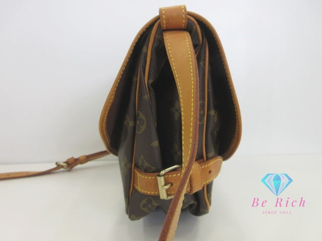 ルイ ヴィトン LOUIS VUITTON ショルダーバッグ モノグラム ソミュール 30 M42256 ブラウン 茶 ダブル フラップ 肩掛け 斜め掛け 鞄 定番 人気 【中古】【送料無料】  bk9850