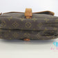 ルイ ヴィトン LOUIS VUITTON ショルダーバッグ モノグラム ソミュール 30 M42256 ブラウン 茶 ダブル フラップ 肩掛け 斜め掛け 鞄 定番 人気 【中古】【送料無料】  bk9850