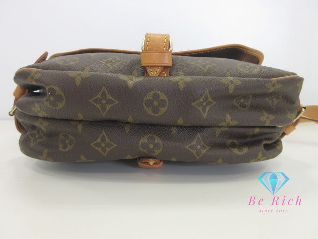 ルイ ヴィトン LOUIS VUITTON ショルダーバッグ モノグラム ソミュール 30 M42256 ブラウン 茶 ダブル フラップ 肩掛け 斜め掛け 鞄 定番 人気 【中古】【送料無料】  bk9850