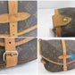 ルイ ヴィトン LOUIS VUITTON ショルダーバッグ モノグラム ソミュール 30 M42256 ブラウン 茶 ダブル フラップ 肩掛け 斜め掛け 鞄 定番 人気 【中古】【送料無料】  bk9850