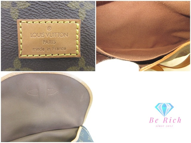 ルイ ヴィトン LOUIS VUITTON ショルダーバッグ モノグラム ソミュール 30 M42256 ブラウン 茶 ダブル フラップ 肩掛け 斜め掛け 鞄 定番 人気 【中古】【送料無料】  bk9850