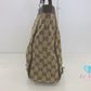 グッチ GUCCI GG トートバッグ 141472 ブラウン キャンバス レザー 肩掛け ハンドバッグ ショルダーバッグ【中古】【送料無料】bk9859