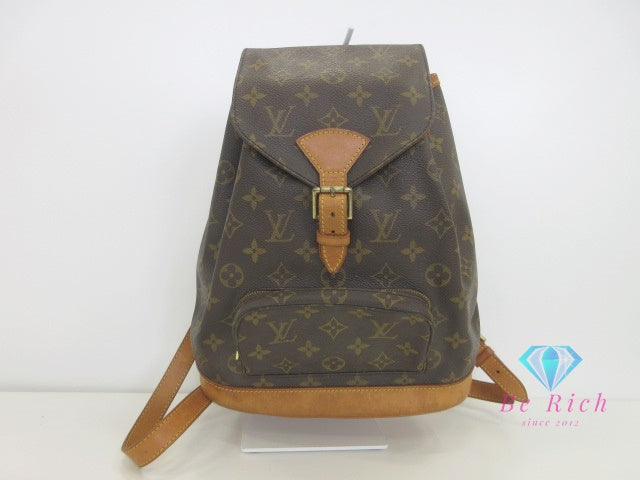 ルイ ヴィトン LOUIS VUITTON バックパック リュック モノグラム モンスリ M51136 LV ロゴ ショルダーバッグ 肩掛け 鞄 【中古】【送料無料】 bk9870