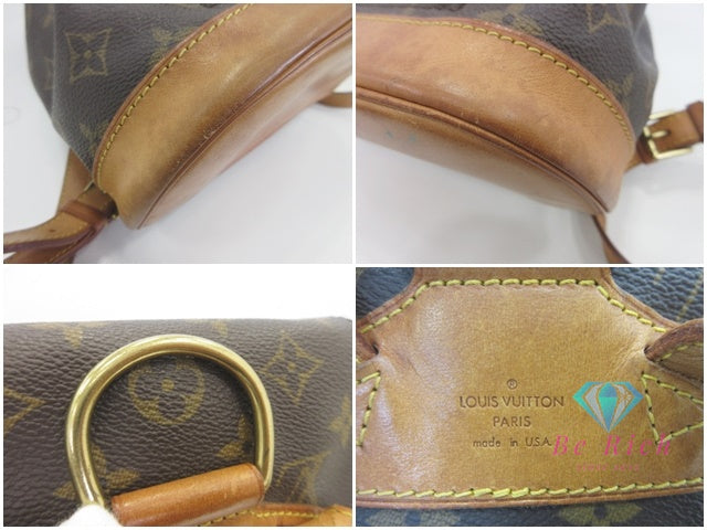 ルイ ヴィトン LOUIS VUITTON バックパック リュック モノグラム モンスリ M51136 LV ロゴ ショルダーバッグ 肩掛け 鞄 【中古】【送料無料】 bk9870