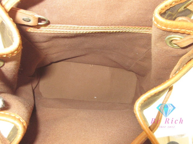 ルイ ヴィトン LOUIS VUITTON バックパック リュック モノグラム モンスリ M51136 LV ロゴ ショルダーバッグ 肩掛け 鞄 【中古】【送料無料】 bk9870