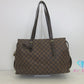 ルイ ヴィトン LOUIS VUITTON トートバッグ ショルダーバッグ ダミエ チェルシー N51119 エベヌ ブラウン 茶 PVC レザー ハンドバッグ 肩掛け バッグ 鞄 メンズ レディース 【中古】【送料無料】 bk9892