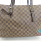 ルイ ヴィトン LOUIS VUITTON トートバッグ ショルダーバッグ ダミエ チェルシー N51119 エベヌ ブラウン 茶 PVC レザー ハンドバッグ 肩掛け バッグ 鞄 メンズ レディース 【中古】【送料無料】 bk9892