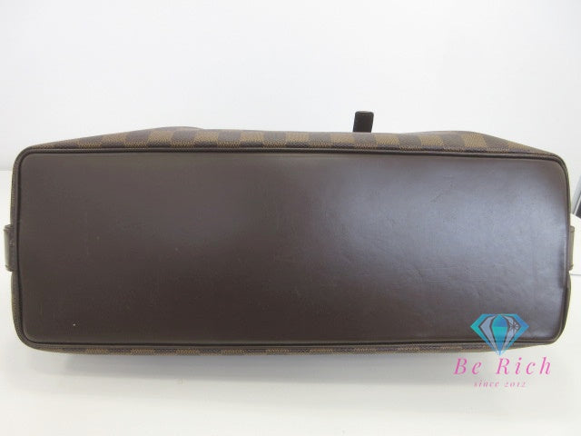 ルイ ヴィトン LOUIS VUITTON トートバッグ ショルダーバッグ ダミエ チェルシー N51119 エベヌ ブラウン 茶 PVC レザー ハンドバッグ 肩掛け バッグ 鞄 メンズ レディース 【中古】【送料無料】 bk9892
