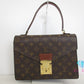 ルイ ヴィトン LOUIS VUITTON モノグラム コンコルド M51190 LV ロゴ ブラウン 茶 PVC レザー ハンドバッグ 手提げ  鞄【中古】【送料無料】bk9930