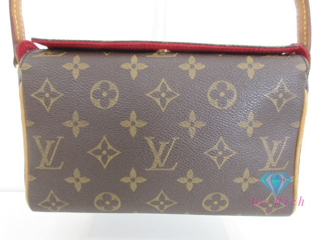 ルイ ヴィトン LOUIS VUITTON ハンドバッグ モノグラム レシタル M51900 茶 ブラウン LV ロゴ ショルダーバッグ 鞄 【中古】【送料無料】 bk9946