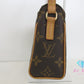 ルイ ヴィトン LOUIS VUITTON ハンドバッグ モノグラム レシタル M51900 茶 ブラウン LV ロゴ ショルダーバッグ 鞄 【中古】【送料無料】 bk9946