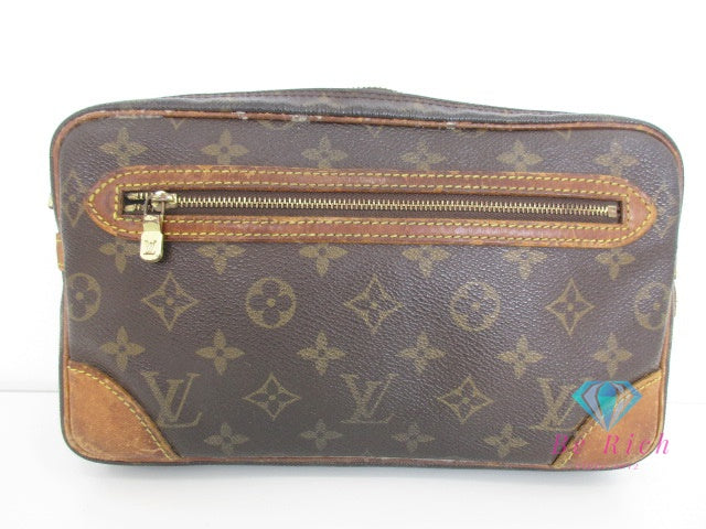 ルイ ヴィトン LOUIS VUITTON モノグラム マルリー ドラゴンヌ M51825 LV  ロゴ ストラップなし セカンドバッグ クラッチバッグ ハンドバッグ 手持ち 鞄 【中古】【送料無料】 bk9963