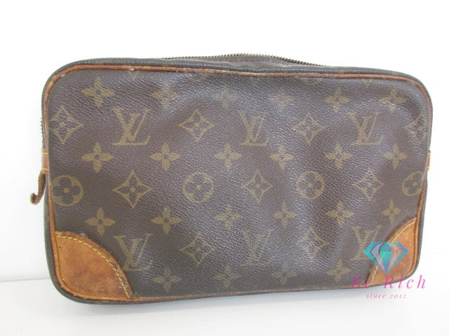 ルイ ヴィトン LOUIS VUITTON モノグラム マルリー ドラゴンヌ M51825 LV  ロゴ ストラップなし セカンドバッグ クラッチバッグ ハンドバッグ 手持ち 鞄 【中古】【送料無料】 bk9963