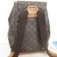 ルイ ヴィトン LOUIS VUITTON バックパック リュック モノグラム モンスリ GM M51135 茶 ブラウン ショルダーバッグ 肩掛け 鞄  【中古】【送料無料】 bk9965