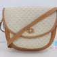 グッチ GUCCI ショルダーバッグ マイクロ GG 001 58 0930 PVC レザー ロゴ ベージュ ブラウン ポシェット 肩掛け 【中古】【送料無料】 bk9974