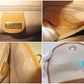 グッチ GUCCI ショルダーバッグ マイクロ GG 001 58 0930 PVC レザー ロゴ ベージュ ブラウン ポシェット 肩掛け 【中古】【送料無料】 bk9974