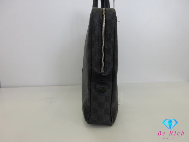 ルイ ヴィトン LOUIS VUITTON ブリーフケース ビジネスバッグ ダミエ グラフィット ポルト ドキュマン ヴォワヤージュ  N41125 LV ロゴ ハンドバッグ 鞄 【中古】【送料無料】 bk9978