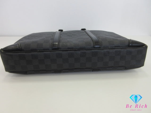 ルイ ヴィトン LOUIS VUITTON ブリーフケース ビジネスバッグ ダミエ グラフィット ポルト ドキュマン ヴォワヤージュ  N41125 LV ロゴ ハンドバッグ 鞄 【中古】【送料無料】 bk9978