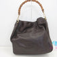 グッチ GUCCI 2way ハンドバッグ ショルダーなし 001.2852.15771 バンブー ダーク ブラウン レザー トート ロゴ 手提げ 肩掛け 鞄 【中古】【送料無料】 bk9986