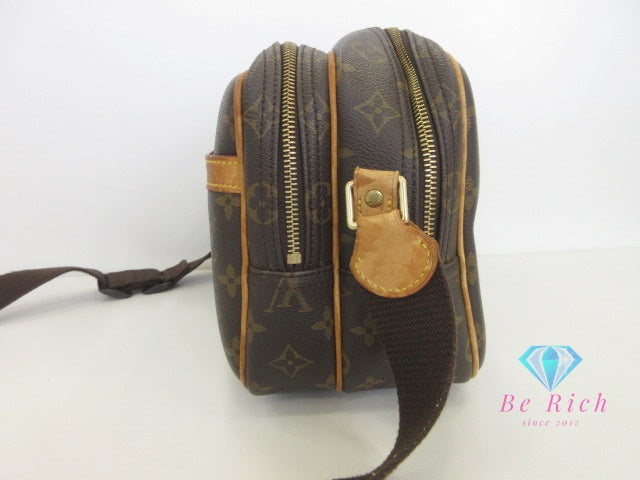 ルイ ヴィトン LOUIS VUITTON ショルダーバッグ モノグラム リポーター PM M45254 ブラウン 茶 PVC レザー LV ロゴ カメラバッグ クロスボディ 斜め掛け 鞄  【中古】【送料無料】 bk9988