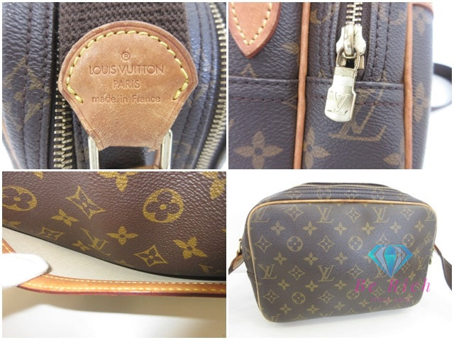 ルイ ヴィトン LOUIS VUITTON ショルダーバッグ モノグラム リポーター PM M45254 ブラウン 茶 PVC レザー LV ロゴ カメラバッグ クロスボディ 斜め掛け 鞄  【中古】【送料無料】 bk9988