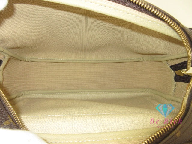 ルイ ヴィトン LOUIS VUITTON ショルダーバッグ モノグラム リポーター PM M45254 ブラウン 茶 PVC レザー LV ロゴ カメラバッグ クロスボディ 斜め掛け 鞄  【中古】【送料無料】 bk9988