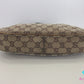 グッチ GUCCI ショルダーバッグ 122790 GG ベージュ 茶 キャンバス レザー ロゴ ホーボー クロズボディ 鞄  【中古】【送料無料】 bk9994