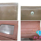 コーチ COACH 三つ折り財布 長財布 42814 プリーテッド シグネチャー チェックブック 付 キャンバス レザー ロゴ 二つ折り財布 ロング ウォレット 【中古】【送料無料】bs2966