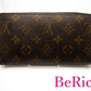 ルイ ヴィトン ジッピー ウォレット M60017 モノグラム 茶 ブラウン PVC レザー ラウンド ファスナー 長財布 LOUIS VUITTON 【中古】【送料無料】 bs3192