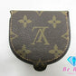ルイ ヴィトン LOUIS VUITTON コインケース M61960 モノグラム ポルト モネ キュヴェット ブラウン 茶 PVC レザー LV ロゴ 小銭入れ コンパクト ウォレット 【中古】【送料無料】 bs3220