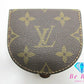 ルイ ヴィトン LOUIS VUITTON コインケース M61960 モノグラム ポルト モネ キュヴェット ブラウン 茶 PVC レザー LV ロゴ 小銭入れ コンパクト ウォレット 【中古】【送料無料】 bs3220