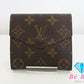 ルイ ヴィトン LOUIS VUITTON Wホック 二つ折り財布 モノグラム ポルト モネ ビエ カルトクレディ 旧型 M61660 LV ロゴ コンパクト ウォレット 【中古】【送料無料】 bs3306