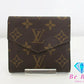 ルイ ヴィトン LOUIS VUITTON Wホック 二つ折り財布 モノグラム ポルト モネ ビエ カルトクレディ 旧型 M61660 LV ロゴ コンパクト ウォレット 【中古】【送料無料】 bs3306