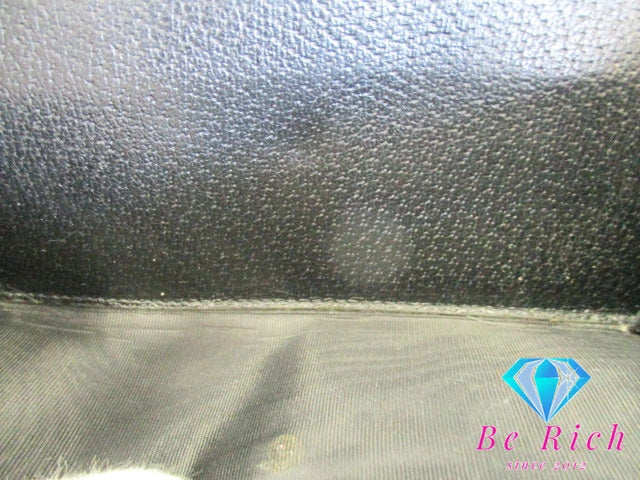 グッチ GUCCI 三つ折り財布 長財布 254586 GG キャンバス レザー ブラック 黒 ロゴ 二つ折り財布 ロング ウォレット 【中古】【送料無料】 bs3425