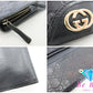 グッチ GUCCI  二つ折り長財布 154257 GG シマ レザー 黒 ブラック  ロングウォレット レディース【中古】【送料無料】bs3440