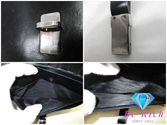 グッチ GUCCI 二つ折り 長財布 035.1323.2062 レザー 黒 ブラック GG ロゴ ロング ウォレット  【中古】【送料無料】bs3467