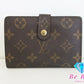 ルイ ヴィトン LOUIS VUITTON がま口 二つ折り財布 モノグラム ポルト フォイユ ヴィエノワ M61674 ロゴ 中財布 ミディアム コンパクト ウォレット 【中古】【送料無料】 bs3489