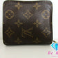 ルイ ヴィトン LOUIS VUITTON 二つ折り財布 コンパクト ジップ M61667 茶 ブラウン PVC レザー LV ロゴ ウォレット  【中古】【送料無料】bs3534